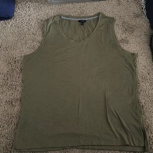 Light olive colored sleeveless Nautica t-shirt